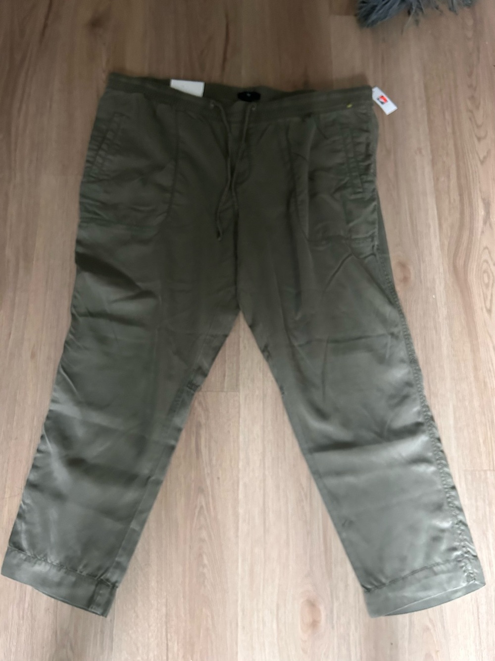 GAP Women Olive Green Drawstring Cargo pants